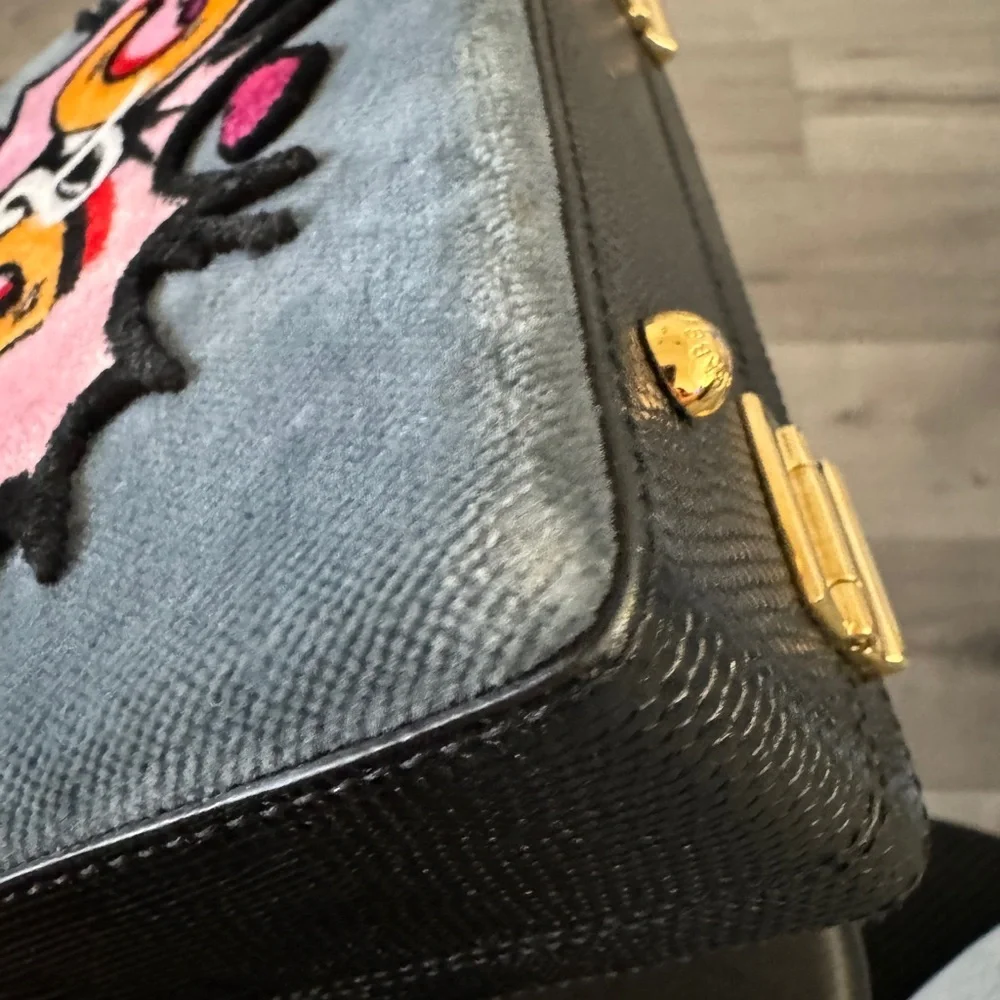 Dolce Gabbana Dolce Box Velvet Boom Bag - Picture 10 of 10